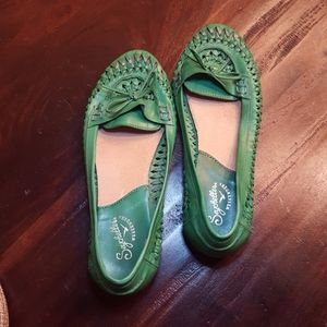 Genuine leather flats! Size 7